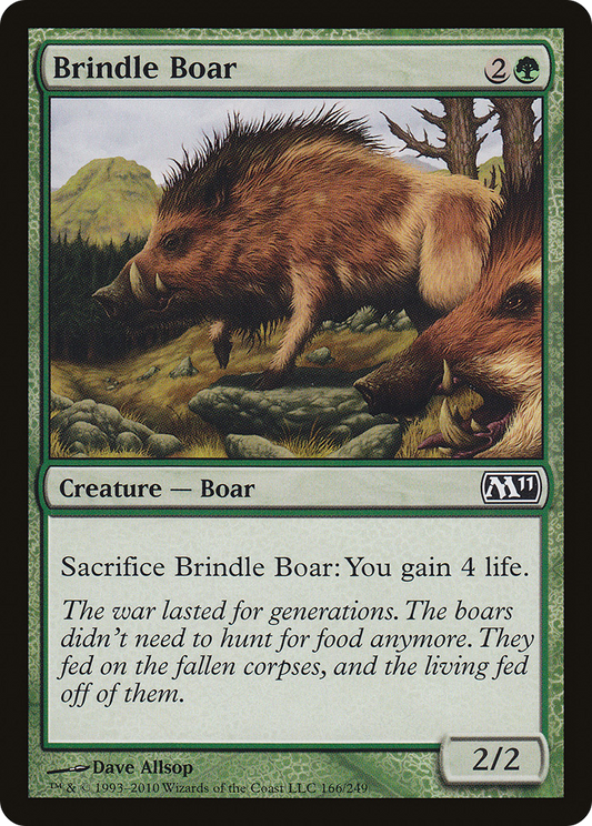 Brindle Boar (166) Foil - Magic 2011