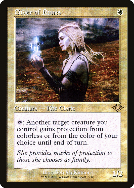 Giver of Runes (Retro) (003) Foil - Modern Horizons 1 Timeshifts