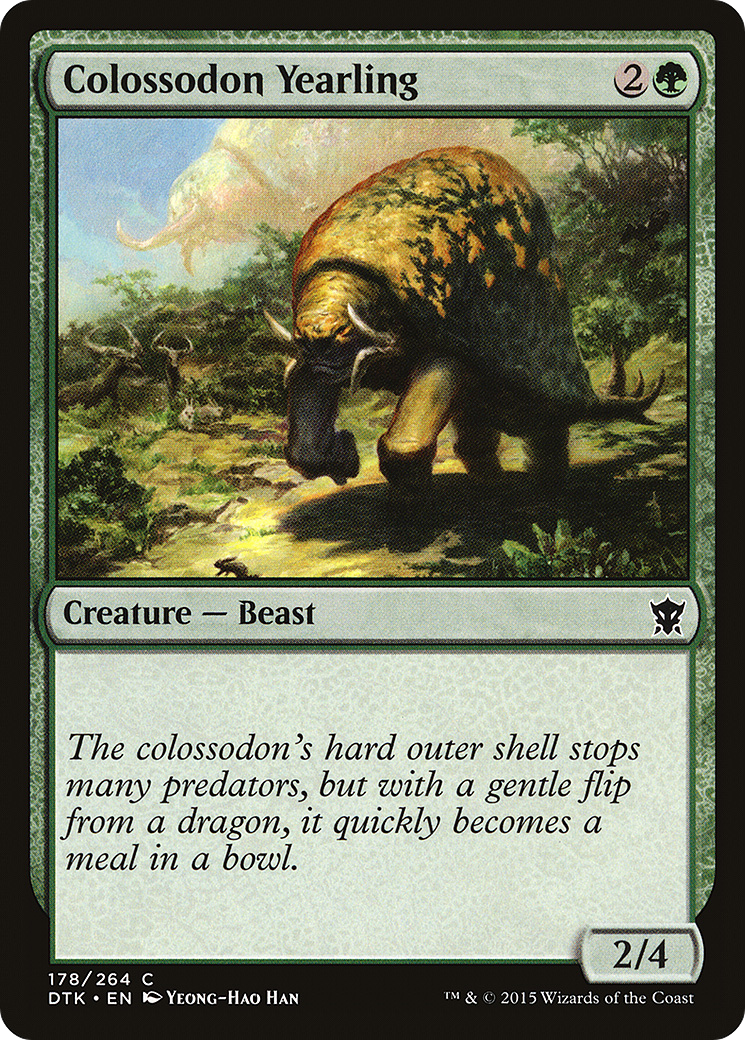 Colossodon Yearling (178) Foil - Dragons of Tarkir