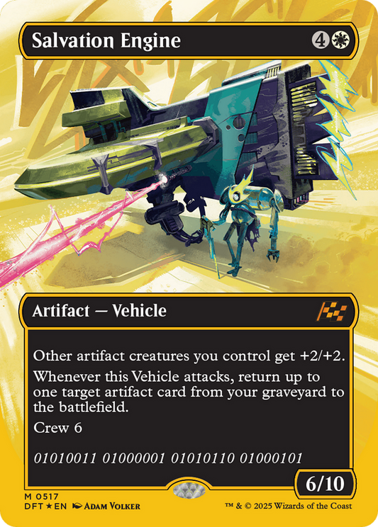 Salvation Engine (Borderless) (First-Place Foil) Foil (517) - Aetherdrift