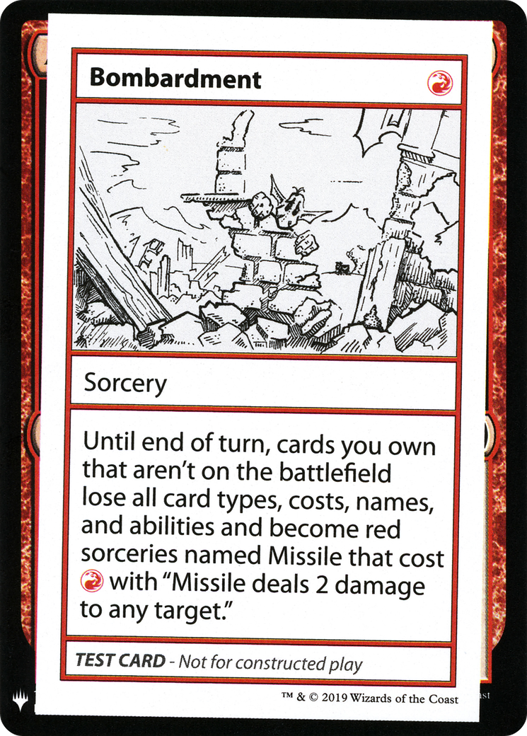 Bombardment (053) - Mystery Booster Playtest Cards 2019