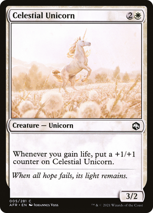 Celestial Unicorn [Dungeons & Dragons: Adventures in the Forgotten Realms] Foil