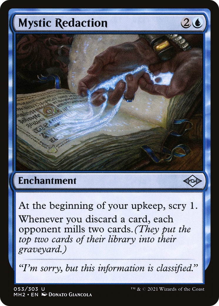 Mystic Redaction (053) Foil - Modern Horizons 2