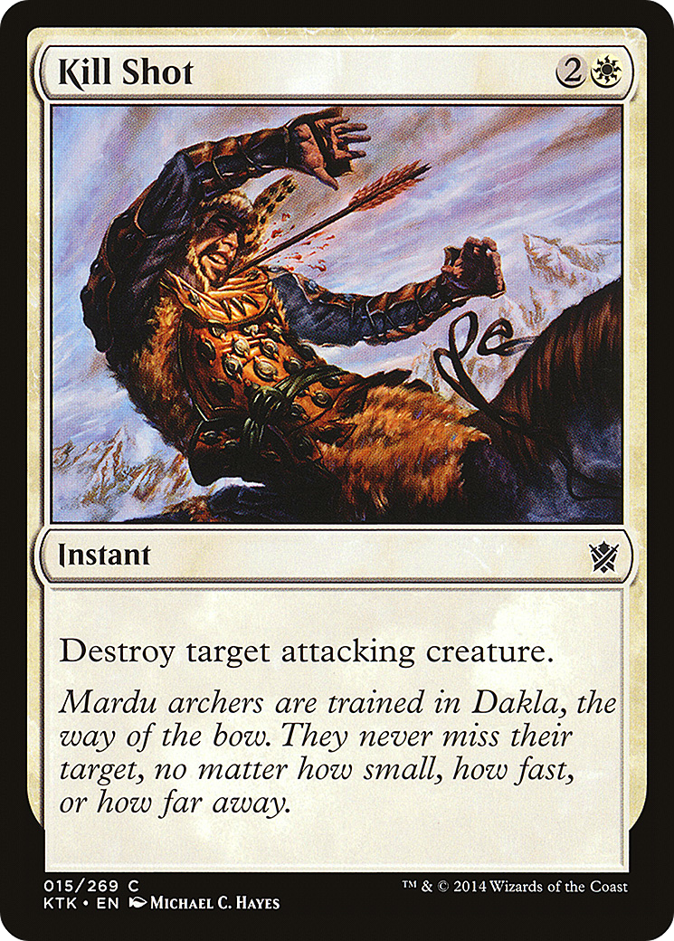Kill Shot (015) Foil - Khans of Tarkir