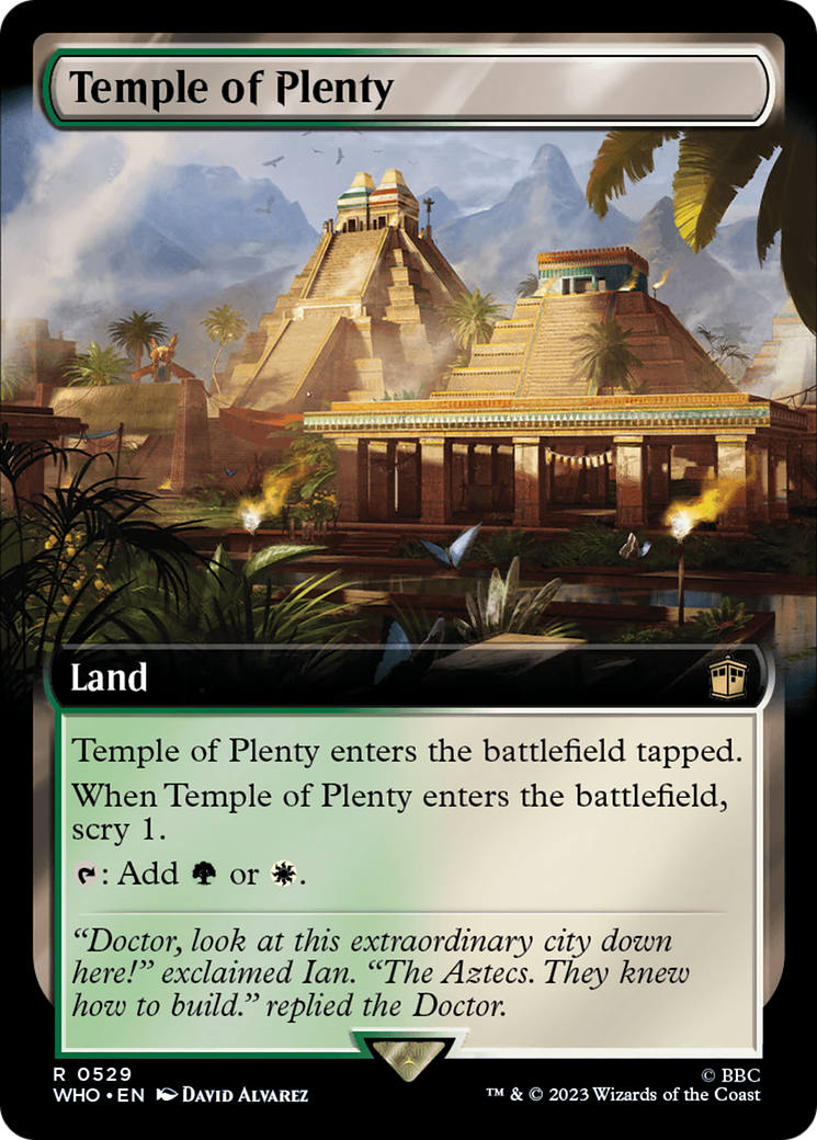 Temple of Plenty (Extended Art) (529) - Doctor Who