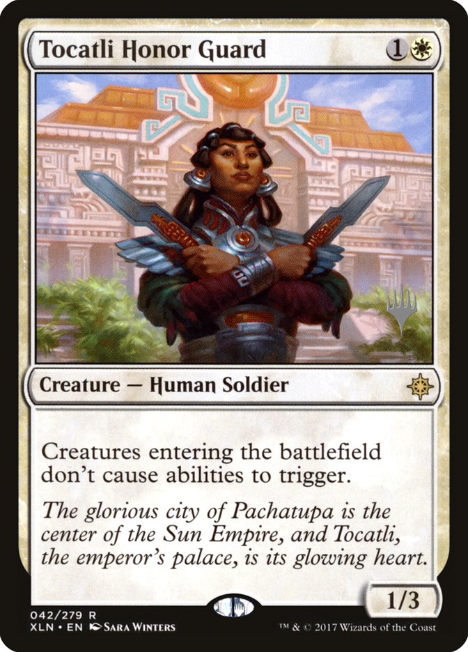 Tocatli Honor Guard (Promo Pack) [Ixalan Promos] | Silver Goblin