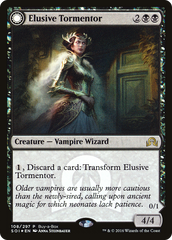 Elusive Tormentor // Insidious Mist (Buy-A-Box) [Shadows over Innistrad Promos] | Silver Goblin