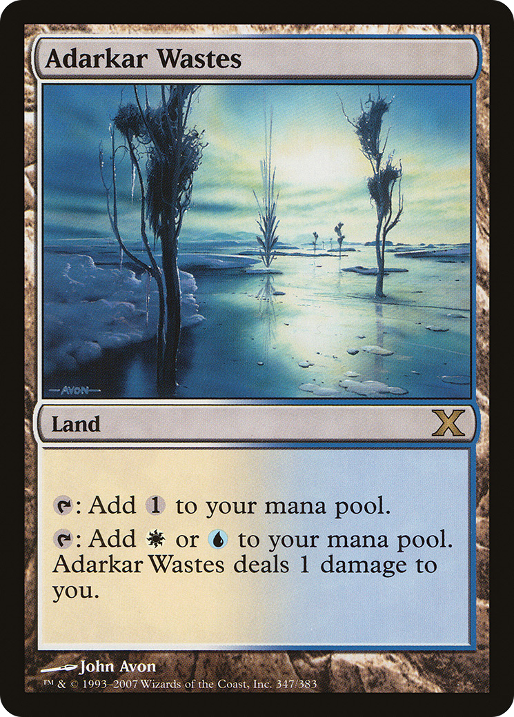 Adarkar Wastes [Tenth Edition] | Silver Goblin