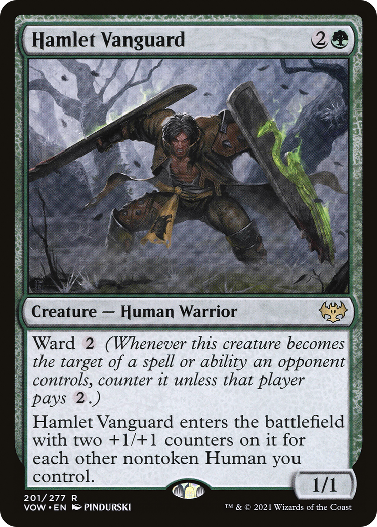 Hamlet Vanguard (201) Foil - Innistrad: Crimson Vow