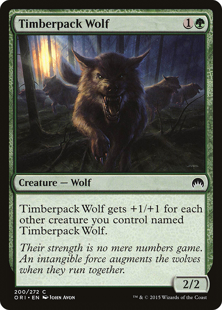 Timberpack Wolf (200) - Magic Origins