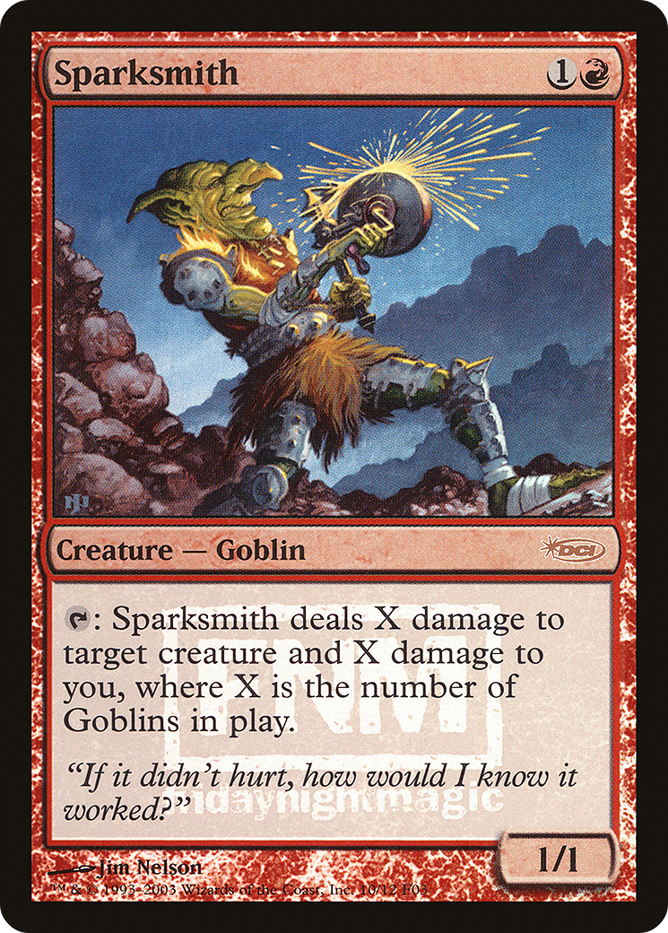 Sparksmith (010) Foil - Friday Night Magic 2003