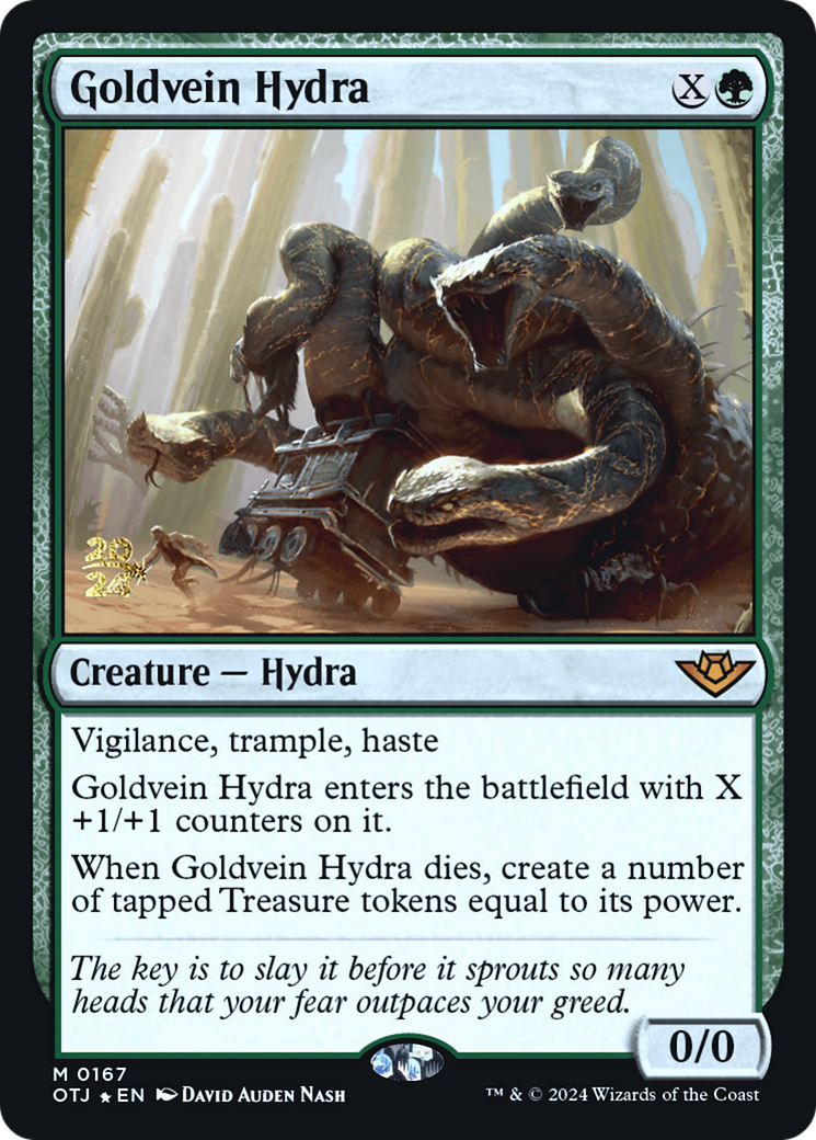 Goldvein Hydra (167) Foil - Outlaws of Thunder Junction Promos