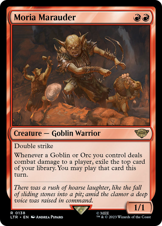 Moria Marauder (138) Foil - The Lord of the Rings: Tales of Middle-earth