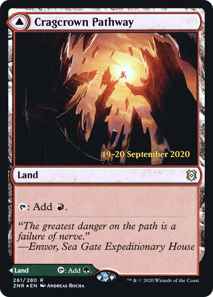 Cragcrown Pathway (261) Foil - Zendikar Rising Promos