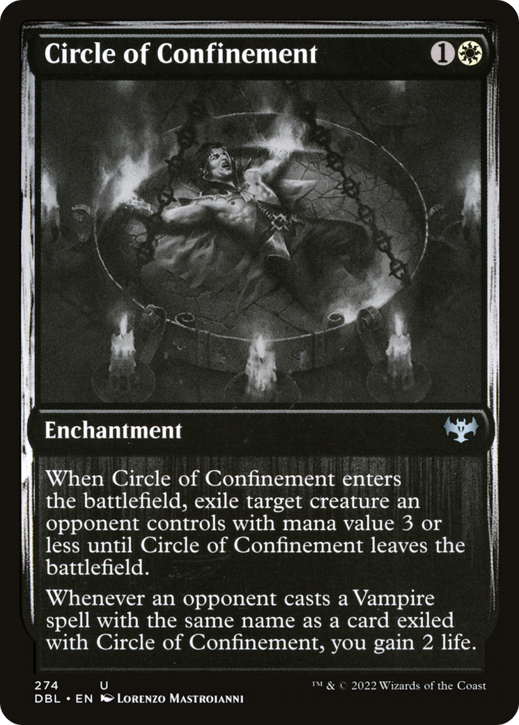 Circle of Confinement (274) Foil - Innistrad: Double Feature