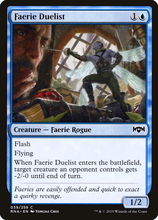 Faerie Duelist [Ravnica Allegiance] | Silver Goblin