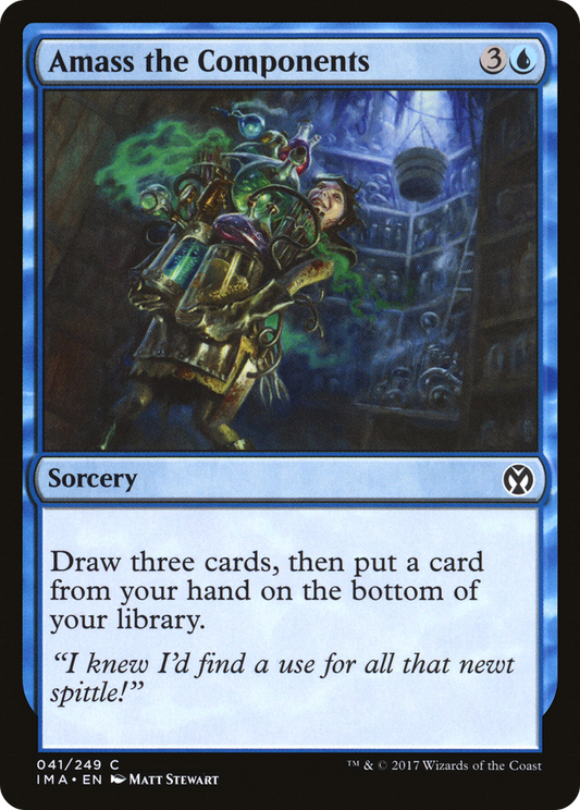 Amass the Components (041) Foil - Iconic Masters