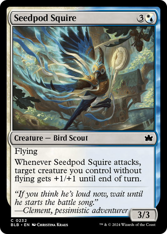 Seedpod Squire [Bloomburrow] Foil