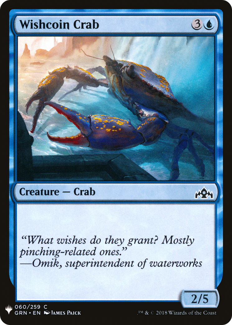 Wishcoin Crab (GRN-60) - The List
