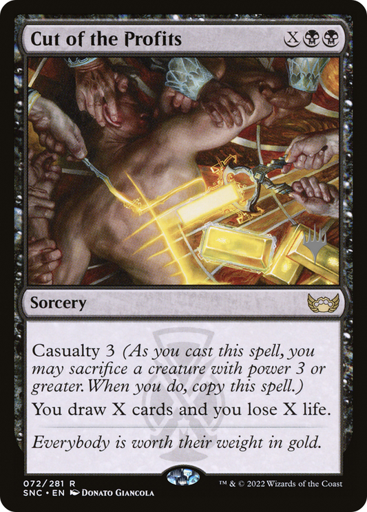 Cut of the Profits (72p) Foil - Streets of New Capenna Promos