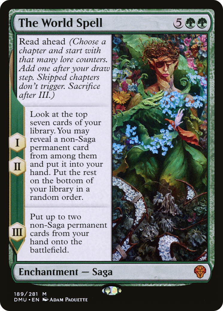 The World Spell [Dominaria United] Foil