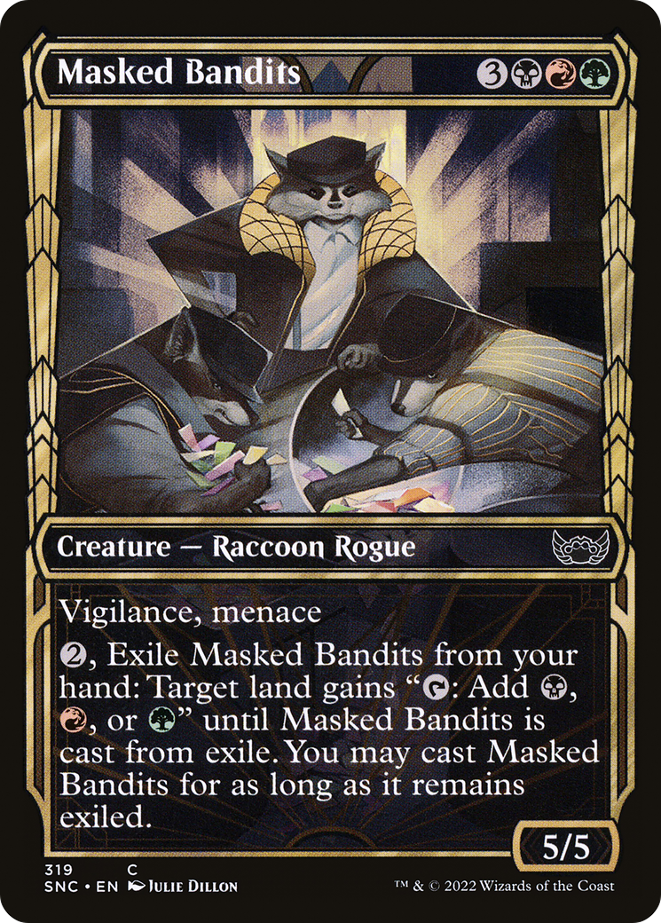 Masked Bandits (Showcase) (319) - Streets of New Capenna