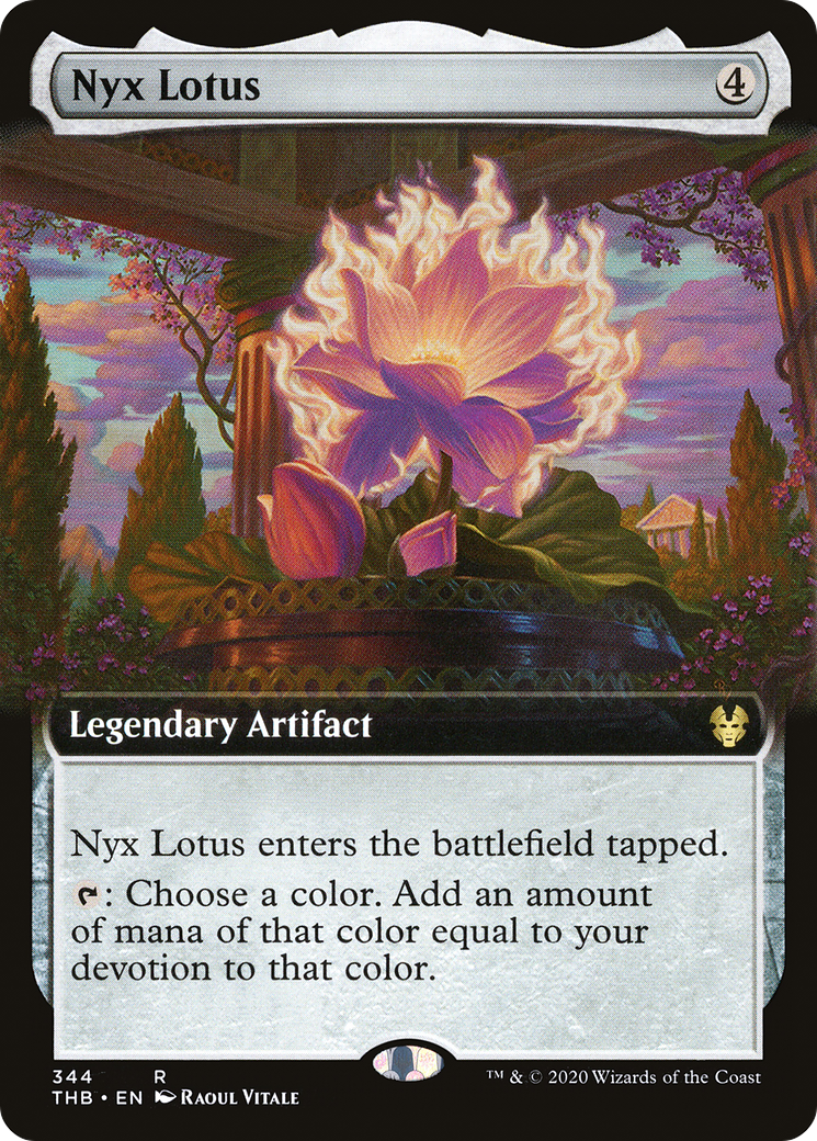 Nyx Lotus (Extended Art) (344) Foil - Theros Beyond Death