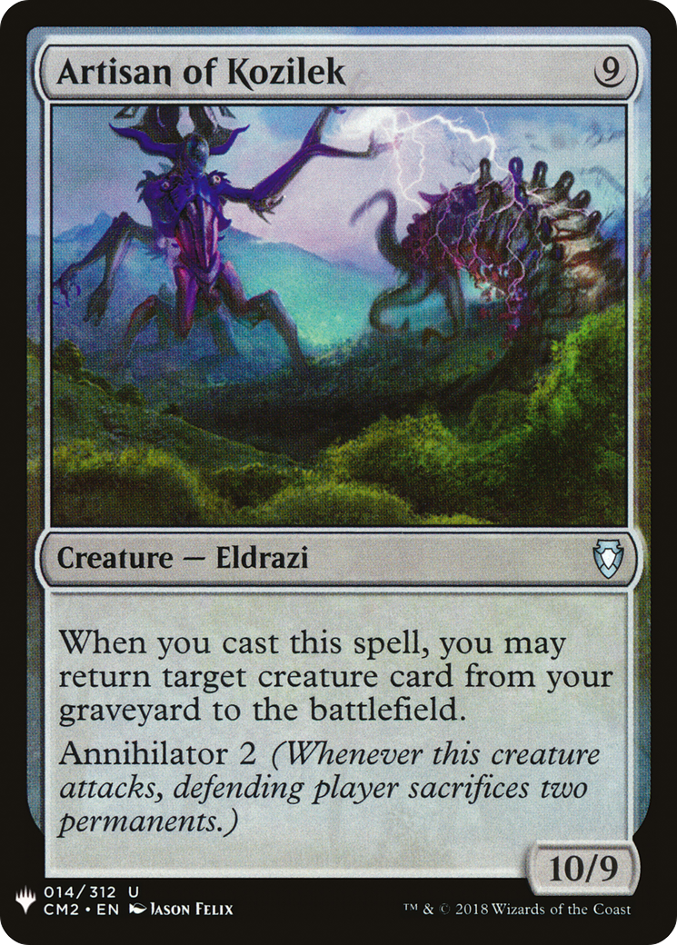 Artisan of Kozilek (CM2-14) - The List