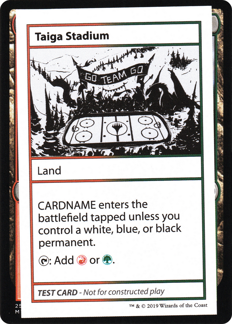 Taiga Stadium (No PW Symbol) - Mystery Booster Playtest Cards 2021