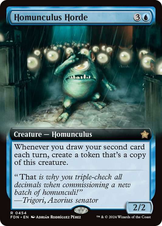 Homunculus Horde (Extended Art) [Foundations] Foil