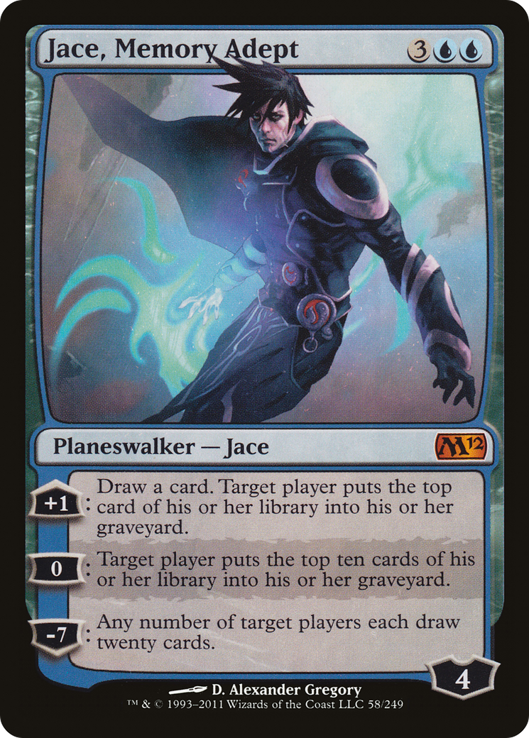 Jace, Memory Adept (058) Foil - Magic 2012