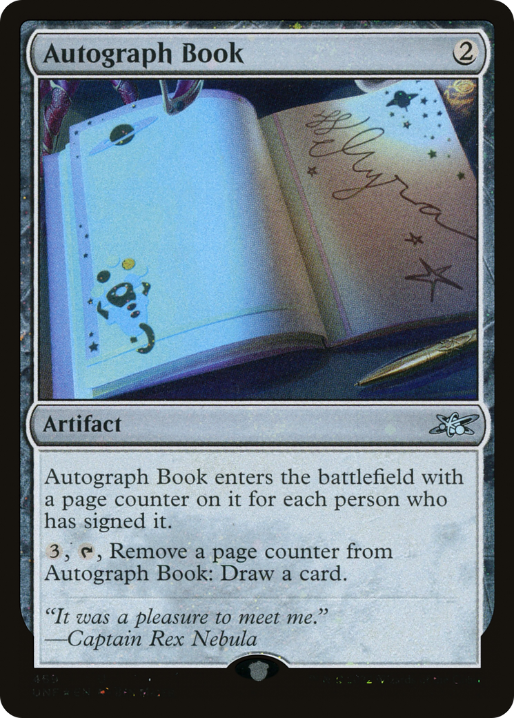 Autograph Book (469) Foil - Unfinity