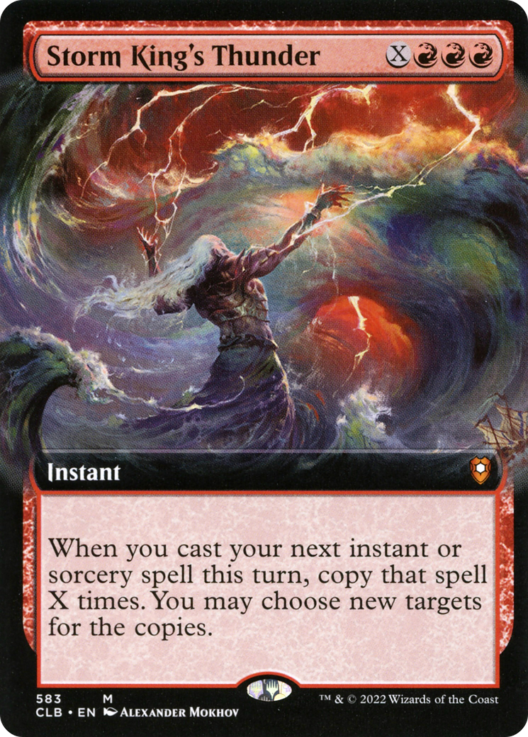 Storm King's Thunder (Extended Art) (583) Foil - Commander Legends: Battle for Baldur's Gate