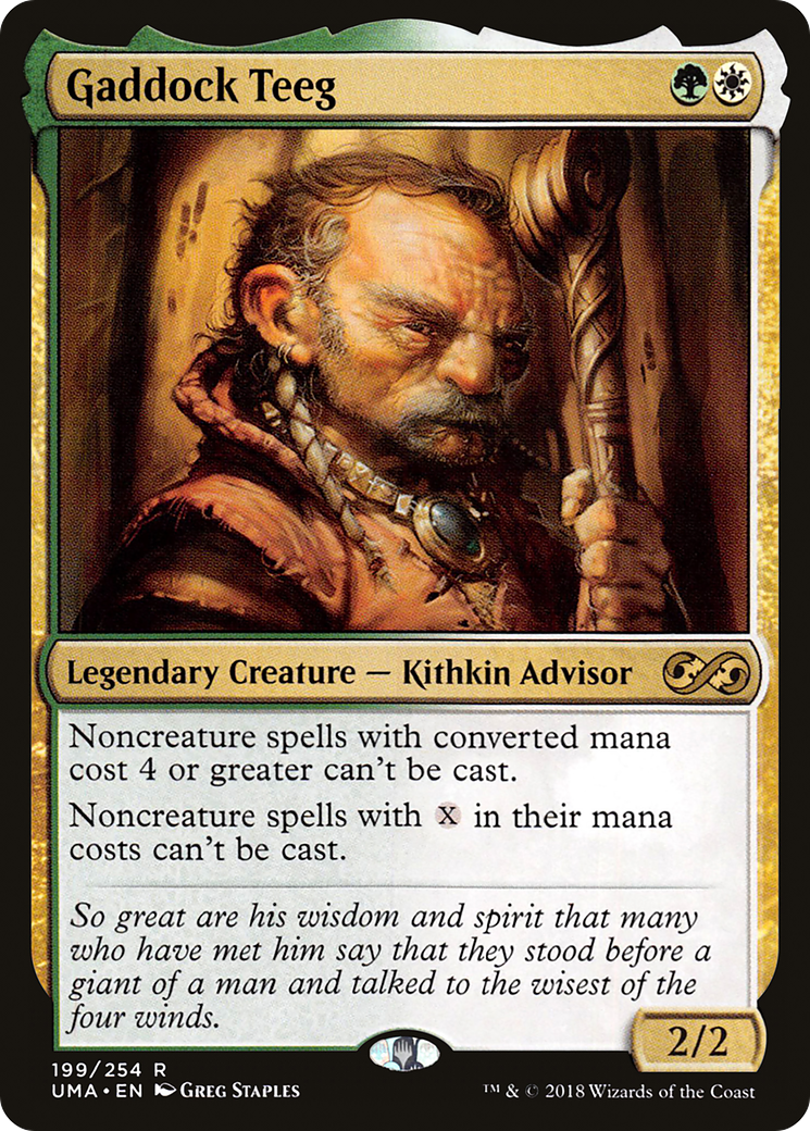 Gaddock Teeg (199) Foil - Ultimate Masters