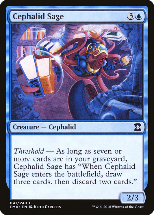 Cephalid Sage (041) Foil - Eternal Masters