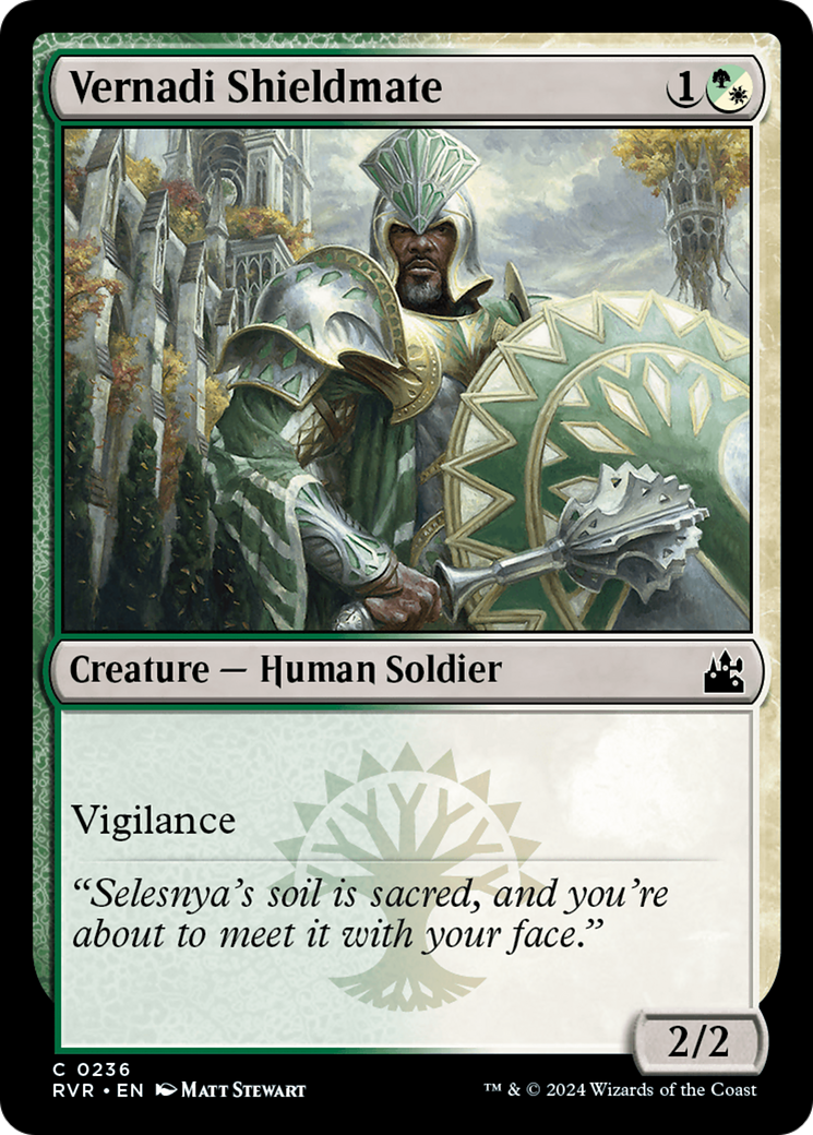 Vernadi Shieldmate [Ravnica Remastered] Foil