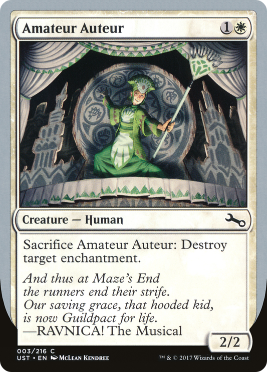 Amateur Auteur (03a) Foil - Unstable