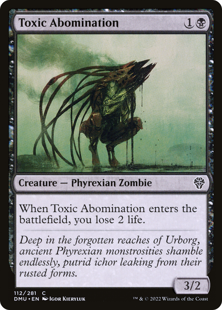 Toxic Abomination [Dominaria United] Foil