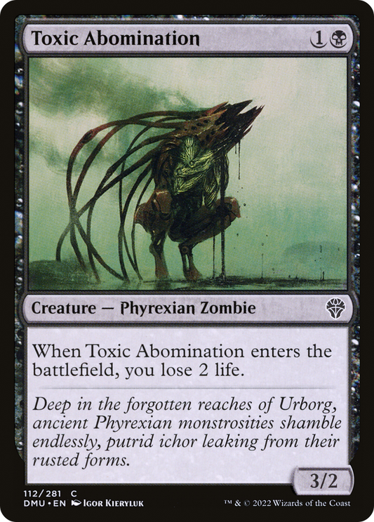Toxic Abomination [Dominaria United] Foil