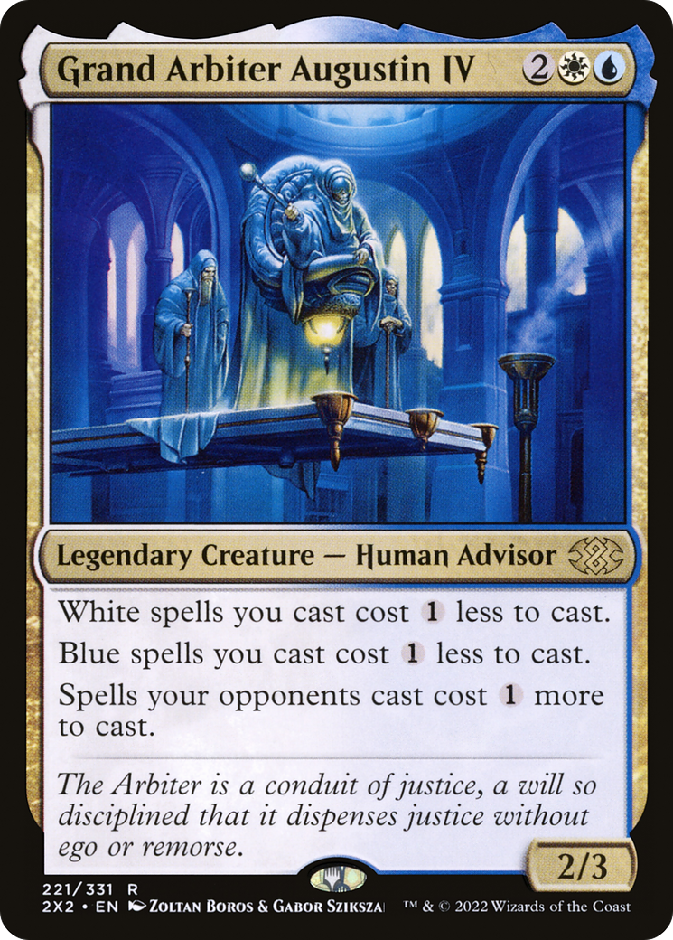 Grand Arbiter Augustin IV (221) Foil - Double Masters 2022