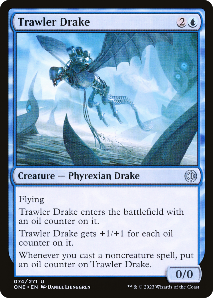 Trawler Drake [Phyrexia: All Will Be One] | Silver Goblin