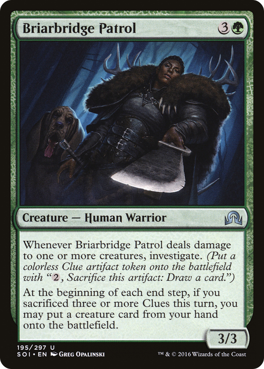 Briarbridge Patrol (195) Foil - Shadows over Innistrad
