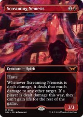 Screaming Nemesis (Borderless) [Duskmourn: House of Horror] | Silver Goblin