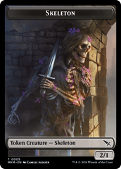 Detective // Skeleton Double-Sided Token [Murders at Karlov Manor Tokens] | Silver Goblin