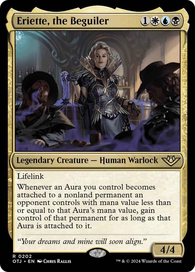 Eriette, the Beguiler (202) Foil - Outlaws of Thunder Junction