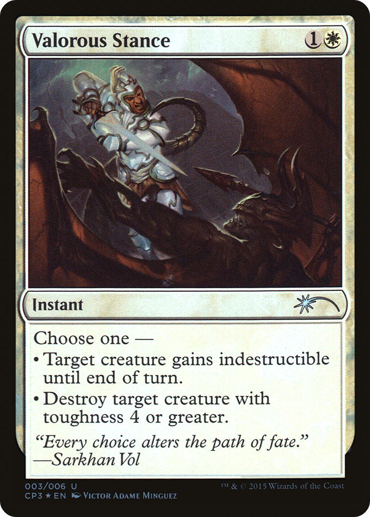 Valorous Stance (003) Foil - Magic Origins Clash Pack