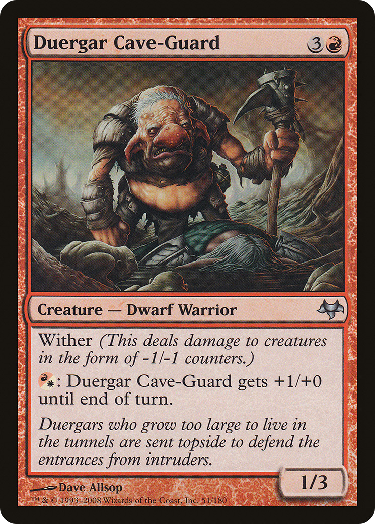 Duergar Cave-Guard (051) Foil - Eventide