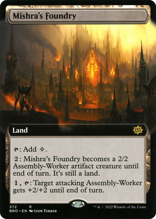 Mishra's Foundry (Extended Art) (372) - The Brothers' War