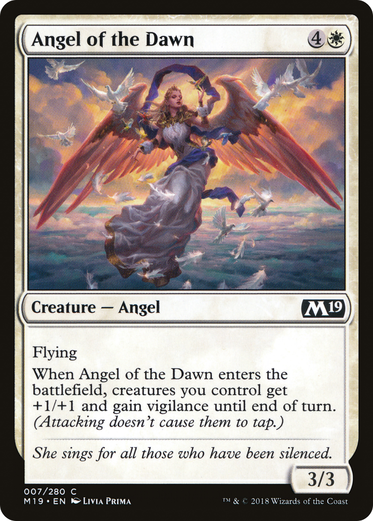 Angel of the Dawn (007) Foil - Core Set 2019