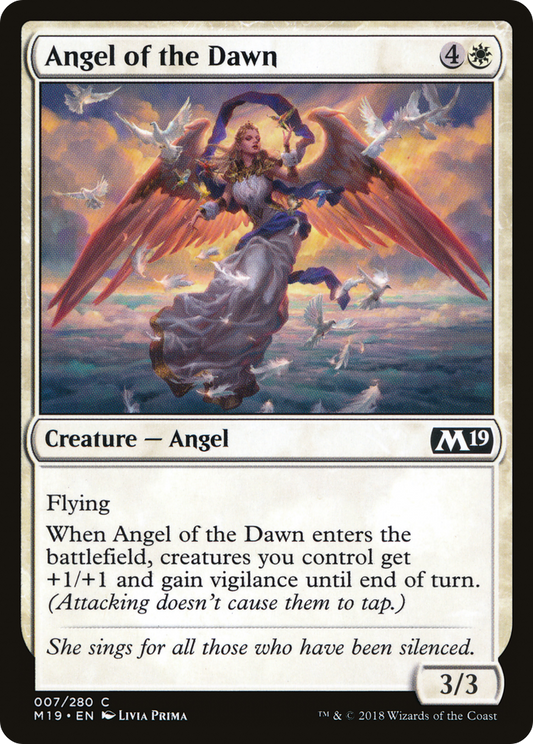 Angel of the Dawn (007) Foil - Core Set 2019